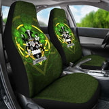 Ashfield Ireland Car Seat Cover Celtic Shamrock (Set Of Two) 154230 - YourCarButBetter