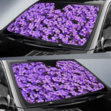 Aubrieta Flowers Purple Blossom Purple Bloom Car Sun Shades 104020 - YourCarButBetter