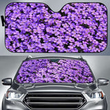 Aubrieta Flowers Purple Blossom Purple Bloom Car Sun Shades 104020 - YourCarButBetter