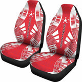 Austral Islands Car Seat Covers - Austral Islands Flag Polynesian Tattoo Flag - 9 174914 - YourCarButBetter