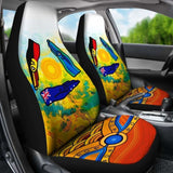 Australia Aboriginal Car Seat Covers Australia Kangaroo Naidoc Week 1 - 174914 - YourCarButBetter