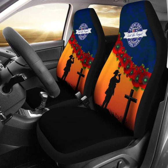 Australia Anzac Day Car Seat Covers Lest We Forget 094201 - YourCarButBetter