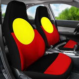 Australia Car Seat Covers - Aboriginal Flag - 11 174914 - YourCarButBetter