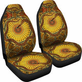Australia Car Seat Covers - Australian Aboriginal Snake - Rainbow Serpent - 1 232125 - YourCarButBetter
