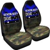 Australia Flag Car Seat Covers The Thin Blue Line 094201 - YourCarButBetter
