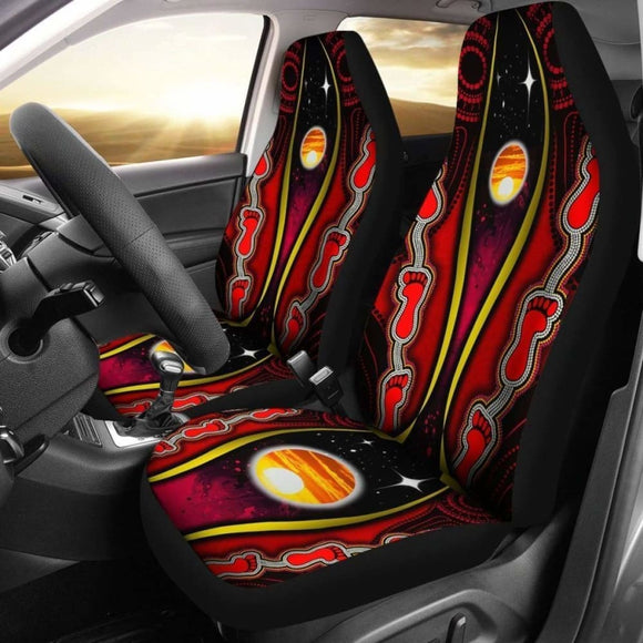 Australian Car Seat Covers - Australian Aboriginal Flags Symbolic Meaning - 19 174914 - YourCarButBetter