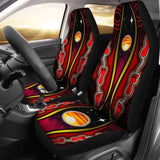 Australian Car Seat Covers - Australian Aboriginal Flags Symbolic Meaning - 19 174914 - YourCarButBetter