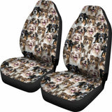 Australian Shepherd Full Face Car Seat Covers 091706 - YourCarButBetter