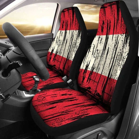 Austria Grunge Flag Car Seat Cover 1 232125 - YourCarButBetter
