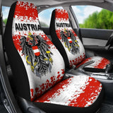 Austria Special Grunge Flag Car Seat Covers T232125 - YourCarButBetter
