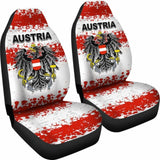 Austria Special Grunge Flag Car Seat Covers T232125 - YourCarButBetter