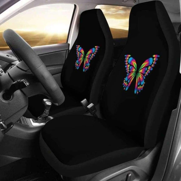 Autism Awareness Butterfly Car Seat Covers 171204 - YourCarButBetter