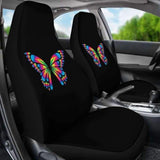 Autism Awareness Butterfly Car Seat Covers 171204 - YourCarButBetter
