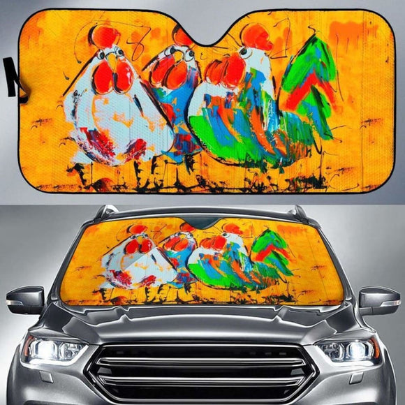 Auto Sun Shades - Chicken 085424 - YourCarButBetter