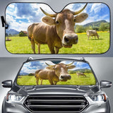 Auto Sun Shades - Cow 02 172609 - YourCarButBetter