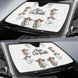 Auto Sun Shades - Cow 03 172609 - YourCarButBetter