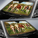 Auto Sun Shades - Cow 24 172609 - YourCarButBetter