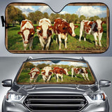 Auto Sun Shades - Cow 24 172609 - YourCarButBetter