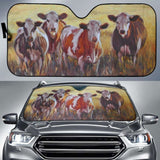 Auto Sun Shades - Cow 27 172609 - YourCarButBetter