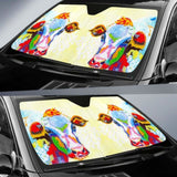 Auto Sun Shades - Cow 34 172609 - YourCarButBetter