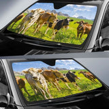 Auto Sun Shades - Cow 44 172609 - YourCarButBetter