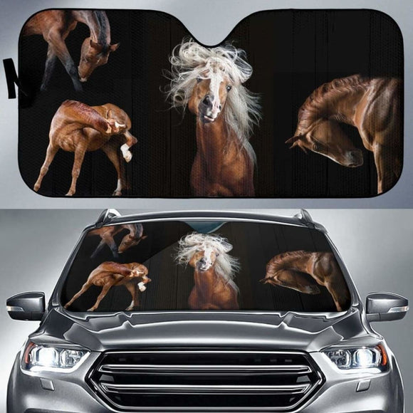 Auto Sun Shades - Horse 03 172609 - YourCarButBetter