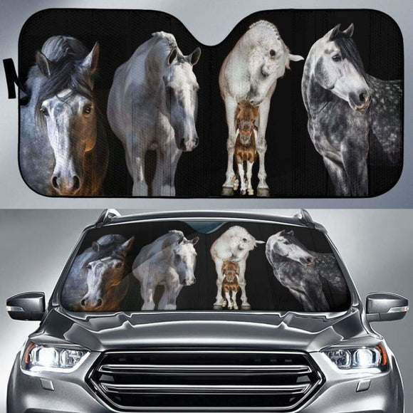 Auto Sun Shades - Horse 04 172609 - YourCarButBetter