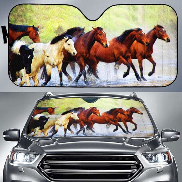 Auto Sun Shades - Horse 08 172609 - YourCarButBetter