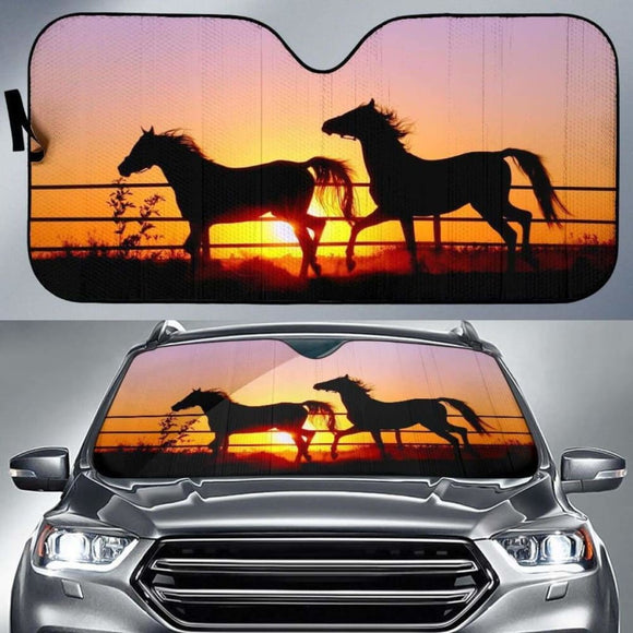 Auto Sun Shades - Horse 12 172609 - YourCarButBetter