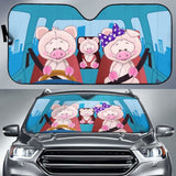 Auto Sun Shades - Pig 02 102507 - YourCarButBetter