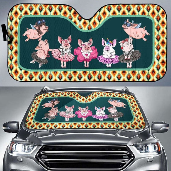 Auto Sun Shades - Pig 11 102507 - YourCarButBetter