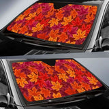 Autumn Maple Leaf Pattern Car Auto Sun Shades 174510 - YourCarButBetter