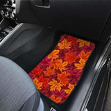 Autumn Maple Leaf Pattern Front And Back Car Mats 174914 - YourCarButBetter