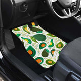 Avocado Design Pattern Front And Back Car Mats 174914 - YourCarButBetter