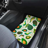 Avocado Design Pattern Front And Back Car Mats 174914 - YourCarButBetter