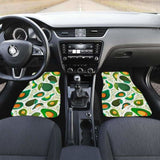 Avocado Design Pattern Front And Back Car Mats 174914 - YourCarButBetter