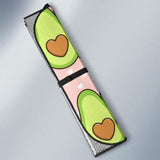 Avocado Heart Pink Background Car Auto Sun Shades 460402 - YourCarButBetter