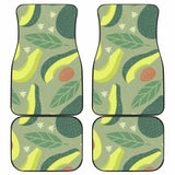 Avocado Pattern Front And Back Car Mats 174914 - YourCarButBetter