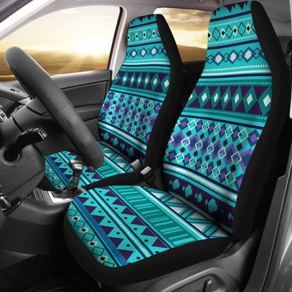 Aztec Blue Teal Car Seat Covers 174510 - YourCarButBetter