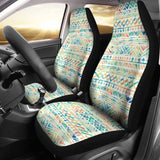 Aztec Colorful Watercolor Design Car Seat Covers 174510 - YourCarButBetter