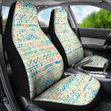 Aztec Colorful Watercolor Design Car Seat Covers 174510 - YourCarButBetter