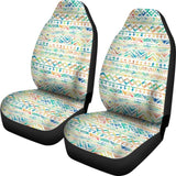 Aztec Colorful Watercolor Design Car Seat Covers 174510 - YourCarButBetter