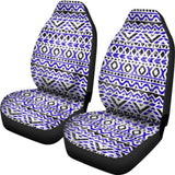 Aztec Deep Blue And Black Car Seat Covers 174510 - YourCarButBetter