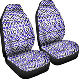 Aztec Deep Blue And Black Car Seat Covers 174510 - YourCarButBetter