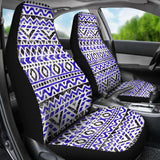 Aztec Deep Blue And Black Car Seat Covers 174510 - YourCarButBetter