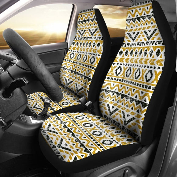 Aztec Gold And Black Car Seat Covers 174510 - YourCarButBetter