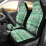 Aztec Green And Black Car Seat Covers 174510 - YourCarButBetter
