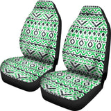 Aztec Green And Black Car Seat Covers 174510 - YourCarButBetter