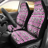 Aztec Hot Pink And Black Car Seat Covers 174510 - YourCarButBetter