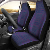 Aztec Light Purple Blue Car Seat Covers 174510 - YourCarButBetter